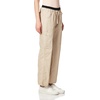 image:imageCherokee Women Scrubs Pants Low Rise Flare Leg Bottoms Adjustable Drawstring with 6 Pockets  24001Khaki