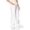 image:imageCherokee Women Scrubs Pants Low Rise Flare Leg Bottoms Adjustable Drawstring with 6 Pockets  24001White