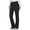 image:imageCherokee Womens Mid Rise Straight Leg Pullon PantBlack
