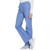 image:imageCherokee Womens Mid Rise Straight Leg Pullon PantCiel