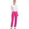 image:imageCherokee Womens Mid Rise Straight Leg Pullon PantElectric Pink