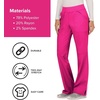 image:imageCherokee Womens Mid Rise Straight Leg Pullon PantElectric Pink