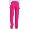 image:imageCherokee Womens Mid Rise Straight Leg Pullon PantElectric Pink