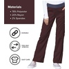 image:imageCherokee Womens Mid Rise Straight Leg Pullon PantEspresso