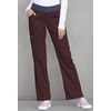 image:imageCherokee Womens Mid Rise Straight Leg Pullon PantEspresso