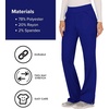 image:imageCherokee Womens Mid Rise Straight Leg Pullon PantGalaxy Blue