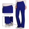 image:imageCherokee Womens Mid Rise Straight Leg Pullon PantGalaxy Blue