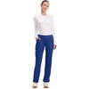 image:imageCherokee Womens Mid Rise Straight Leg Pullon PantGalaxy Blue