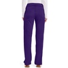 image:imageCherokee Womens Mid Rise Straight Leg Pullon PantGrape