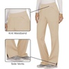 image:imageCherokee Womens Mid Rise Straight Leg Pullon PantKhaki