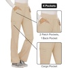 image:imageCherokee Womens Mid Rise Straight Leg Pullon PantKhaki