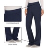 image:imageCherokee Womens Mid Rise Straight Leg Pullon PantNavy