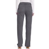 image:imageCherokee Womens Mid Rise Straight Leg Pullon PantPewter