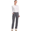 image:imageCherokee Womens Mid Rise Straight Leg Pullon PantPewter