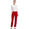 image:imageCherokee Womens Mid Rise Straight Leg Pullon PantRed