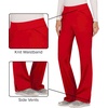 image:imageCherokee Womens Mid Rise Straight Leg Pullon PantRed