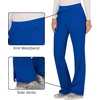 image:imageCherokee Womens Mid Rise Straight Leg Pullon PantRoyal