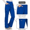 image:imageCherokee Womens Mid Rise Straight Leg Pullon PantRoyal