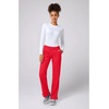 image:imageCherokee Womens Mid Rise Straight Leg Pullon PantSweet Paprika