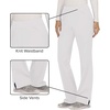 image:imageCherokee Womens Mid Rise Straight Leg Pullon PantWhite