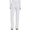 image:imageCherokee Womens Mid Rise Straight Leg Pullon PantWhite