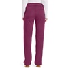 image:imageCherokee Womens Mid Rise Straight Leg Pullon PantWine