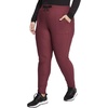 image:imageCherokee Womens Mid Rise Tapered Leg Drawstring Scrub Pants 5 Pocket 360 Stretch Moisture Wicking Easy Care  CK095Cabernet