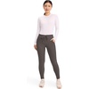 image:imageCherokee Womens Mid Rise Tapered Leg Drawstring Scrub Pants 5 Pocket 360 Stretch Moisture Wicking Easy Care  CK095Iron