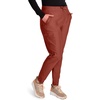 image:imageCherokee Womens Mid Rise Tapered Leg Drawstring Scrub Pants 5 Pocket 360 Stretch Moisture Wicking Easy Care  CK095Masala