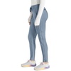 image:imageCherokee Womens Mid Rise Tapered Leg Drawstring Scrub Pants 5 Pocket 360 Stretch Moisture Wicking Easy Care  CK095Ocean Ash