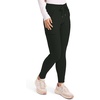 image:imageCherokee Womens Mid Rise Tapered Leg Drawstring Scrub Pants 5 Pocket 360 Stretch Moisture Wicking Easy Care  CK095Olive Branch