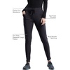 image:imageCherokee Womens Mid Rise Tapered Leg Drawstring Scrub Pants 5 Pocket 360 Stretch Moisture Wicking Easy Care  CK095Pewter