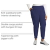 image:imageCherokee Womens Scrub Jogger Pants Modern Classic Fit Mid Rise Bottom with 5 Pockets Elastic Knit Waistband  WW115Navy