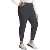 image:imageCherokee Womens Scrub Jogger Pants Modern Classic Fit Mid Rise Bottom with 5 Pockets Elastic Knit Waistband  WW115Pewter