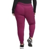 image:imageCherokee Womens Scrub Jogger Pants Modern Classic Fit Mid Rise Bottom with 5 Pockets Elastic Knit Waistband  WW115Wine