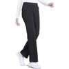 image:imageCherokee Womens Scrub Pants Mid Rise Straight Leg Pullon Cargo Pant with 6 Pockets amp 2Way Stretch Fabric  WW170Black