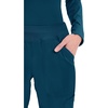image:imageCherokee Womens Scrub Pants Mid Rise Straight Leg Pullon Cargo Pant with 6 Pockets amp 2Way Stretch Fabric  WW170Caribbean Blue