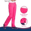 image:imageCherokee Womens Scrub Pants Mid Rise Straight Leg Pullon Cargo Pant with 6 Pockets amp 2Way Stretch Fabric  WW170Electric Pink
