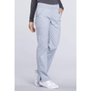 image:imageCherokee Womens Scrub Pants Mid Rise Straight Leg Pullon Cargo Pant with 6 Pockets amp 2Way Stretch Fabric  WW170Grey