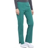 image:imageCherokee Womens Scrub Pants Mid Rise Straight Leg Pullon Cargo Pant with 6 Pockets amp 2Way Stretch Fabric  WW170Hunter Green