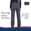 image:imageCherokee Womens Scrub Pants Mid Rise Straight Leg Pullon Cargo Pant with 6 Pockets amp 2Way Stretch Fabric  WW170Pewter