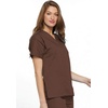 image:imageCherokee Workwear Originals Womens Eggplant VNeck Short Sleeve Scrub Top  LargeChocolate