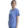 image:imageCherokee Workwear Originals Womens Eggplant VNeck Short Sleeve Scrub Top  LargeCiel
