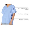 image:imageCherokee Workwear Originals Womens Eggplant VNeck Short Sleeve Scrub Top  LargeCiel