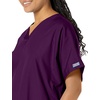 image:imageCherokee Workwear Originals Womens Eggplant VNeck Short Sleeve Scrub Top  LargeEggplant