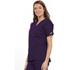 image:imageCherokee Workwear Originals Womens Eggplant VNeck Short Sleeve Scrub Top  LargeEggplant