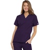 image:imageCherokee Workwear Originals Womens Eggplant VNeck Short Sleeve Scrub Top  LargeEggplant