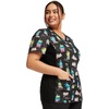 image:imageCherokee Workwear Originals Womens Eggplant VNeck Short Sleeve Scrub Top  LargeFeline Fancactus