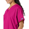 image:imageCherokee Workwear Originals Womens Eggplant VNeck Short Sleeve Scrub Top  LargeFly By Night