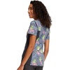 image:imageCherokee Workwear Originals Womens Eggplant VNeck Short Sleeve Scrub Top  LargeFrog Allied Flower Friends